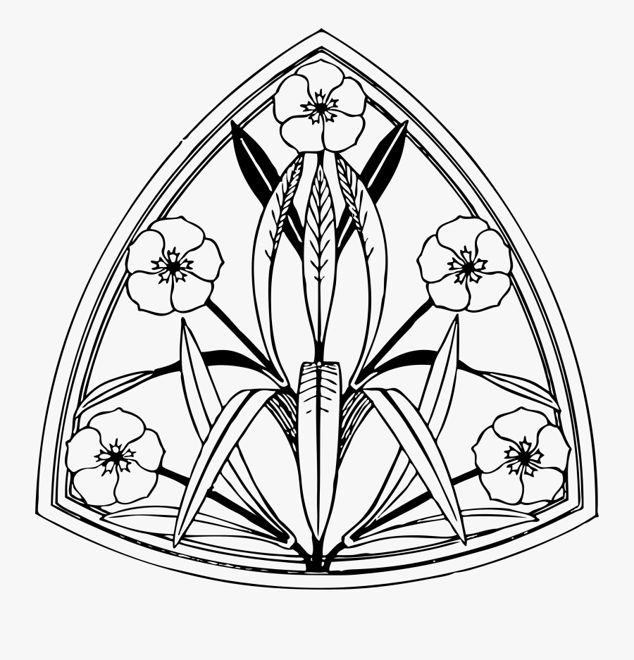 Art Nouveau Clip Art Download - Black And White Art Deco Clipart, Transparent Clipart