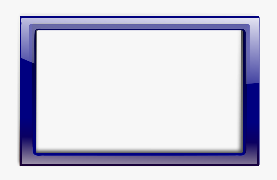 Free Decoration Free Art Nouveau Border Free Blue Frame, Transparent Clipart