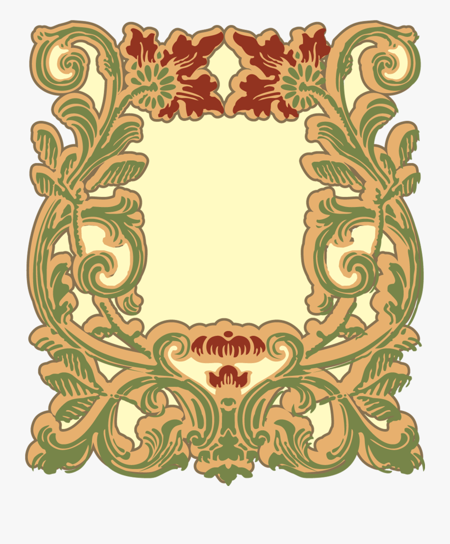 Motif - Art Nouveau Png, Transparent Clipart