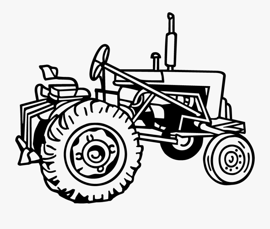 Tractor107, Transparent Clipart
