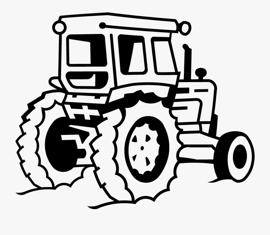 Tractor110, Transparent Clipart