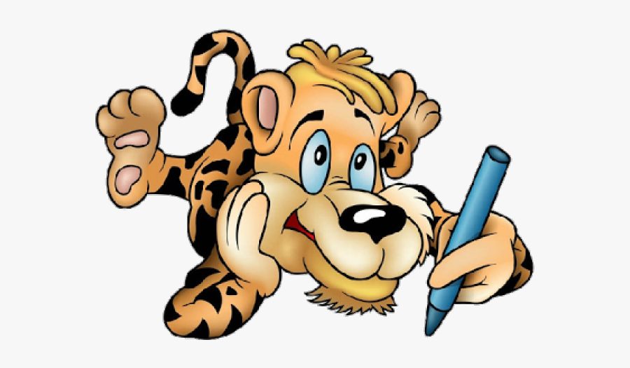 Cartoon Animals In School, Transparent Clipart