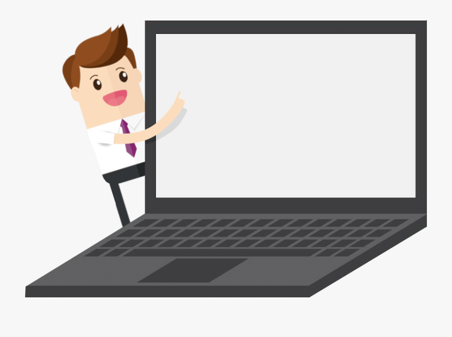 Laptop Clipart Computer Programer - Programmer Png Cartoon, Transparent Clipart