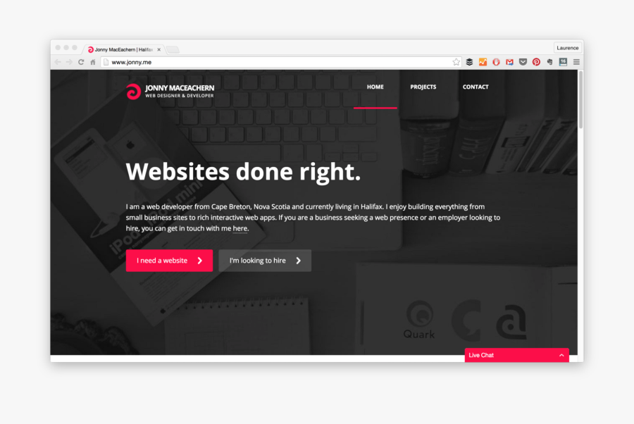 Clip Art Programmer Portfolio Example - Website Portfolio, Transparent Clipart