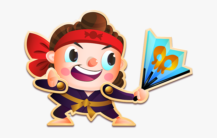 Image Ninja Kimmy Transparency - Candy Crush Soda Ninja, Transparent Clipart