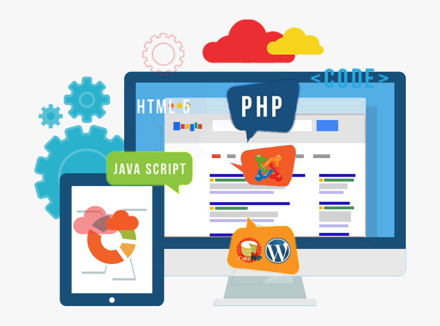 Web Development Png Images - Web Development Services Png, Transparent Clipart