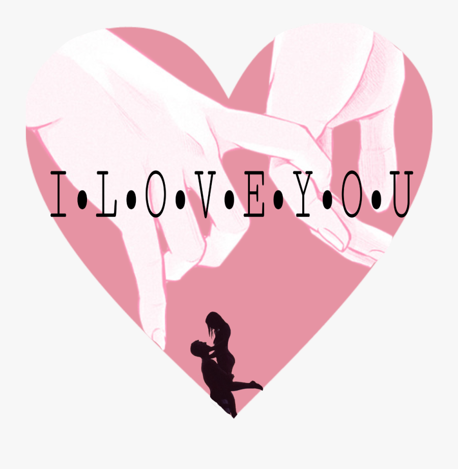 #love #couple #crush #babe #hug #jump #pink #holdinghands - Graphic Design, Transparent Clipart