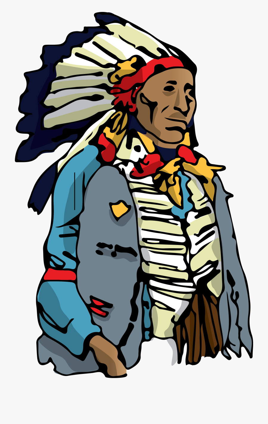 Indians Clipart Chief African - Muslim Tribal Chief Clipart, Transparent Clipart
