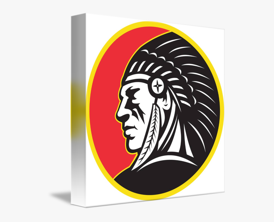 Clip Art Indian Chief Pictures - Wesclin Middle School Mascot, Transparent Clipart