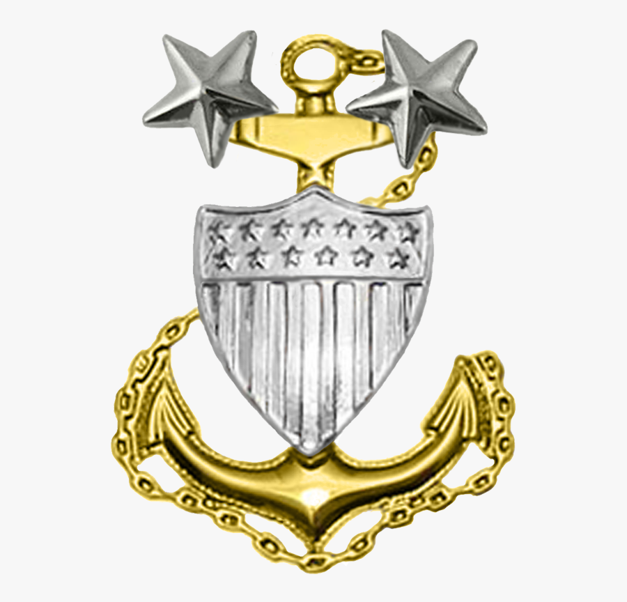 Transparent Anker Png - Coast Guard Master Chief Insignia, Transparent Clipart