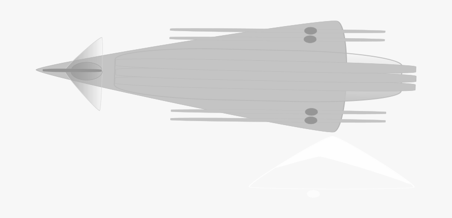 Chief Robot Scientist Jet With Laser Under Wing - Zeppelin, Transparent Clipart