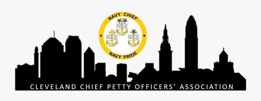 Cleveland Chief Petty Officers - Silhouette, Transparent Clipart