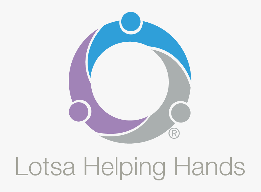Lotsa Helping Hands Logo, Transparent Clipart
