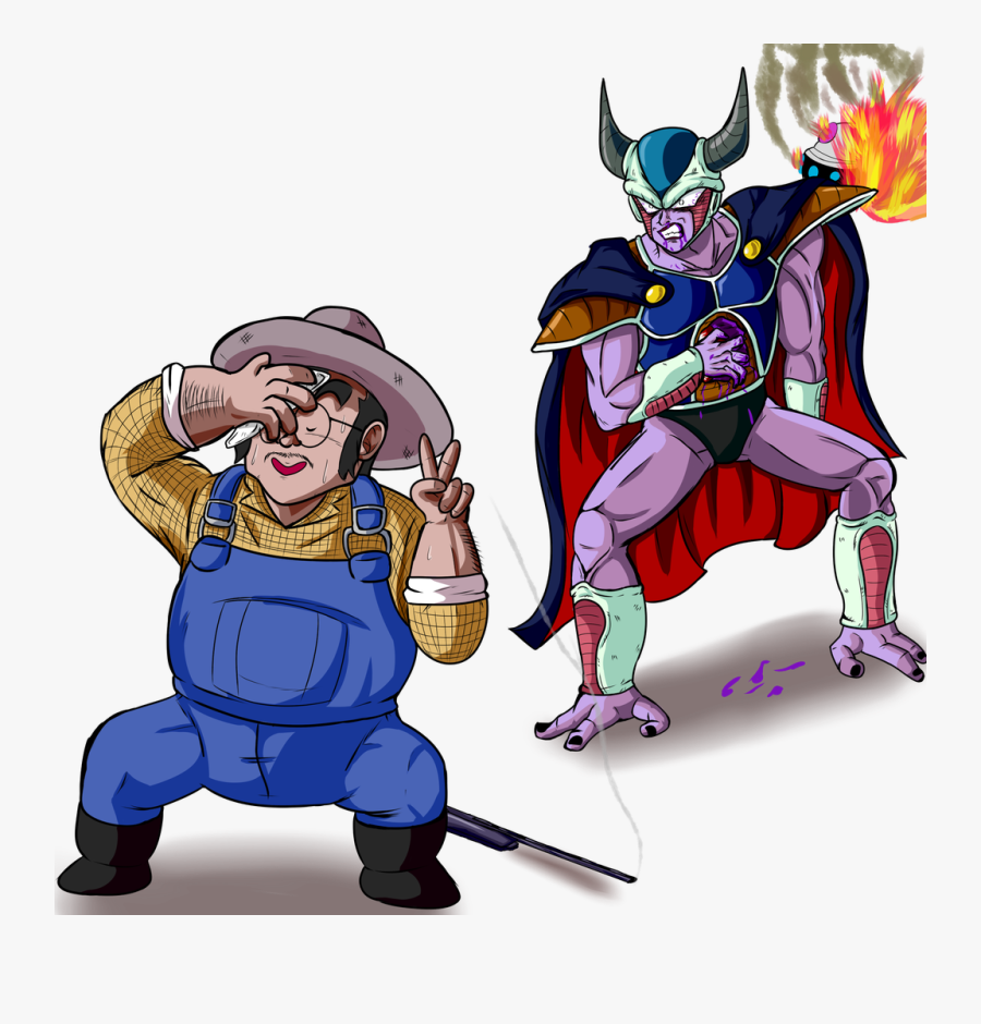 King Cold Power Level - Farmer With Shotgun Png, Transparent Clipart