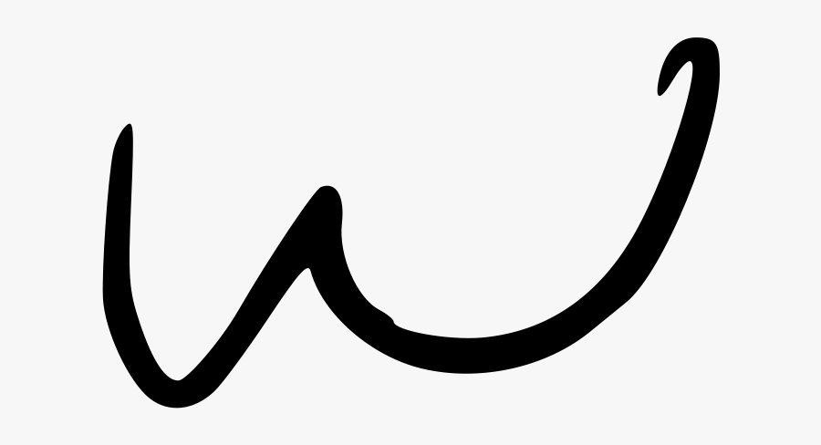 W Letter Vector Free, Transparent Clipart