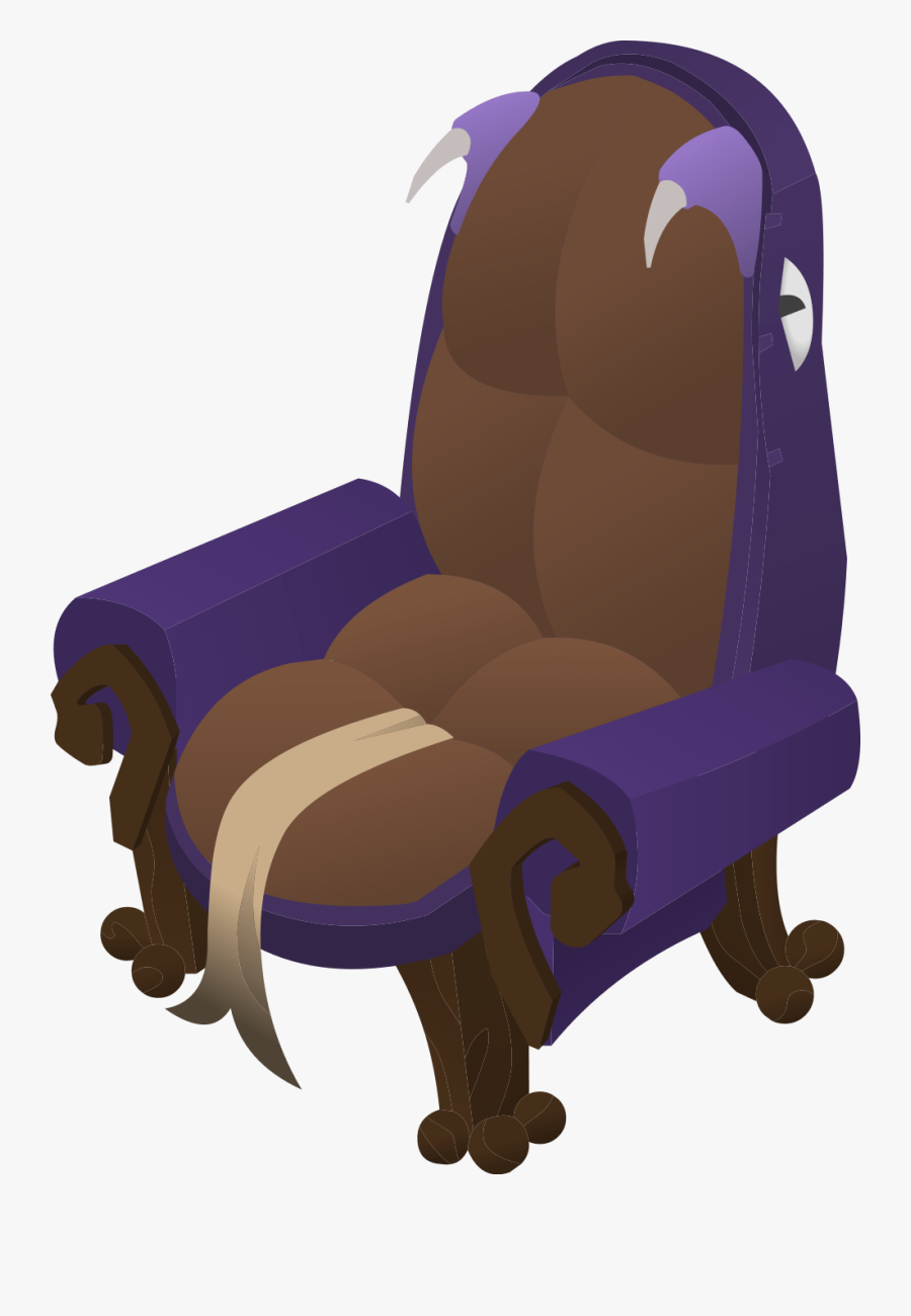 Throne Clipart Purple - Sleeper Chair, Transparent Clipart