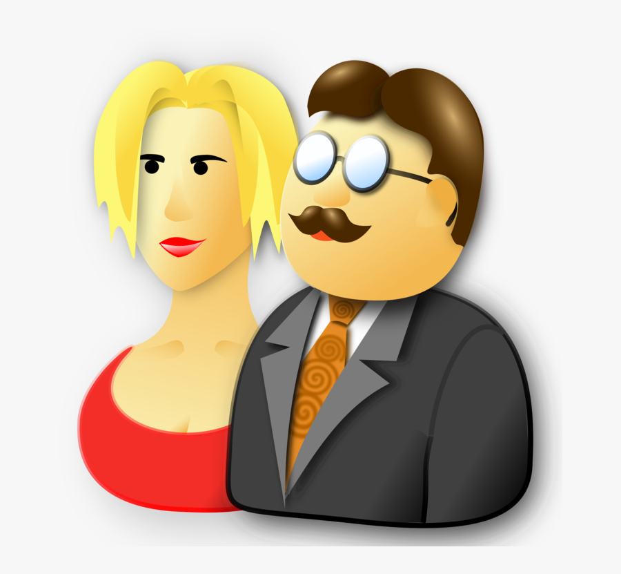 Emoji Husband And Wife, Transparent Clipart