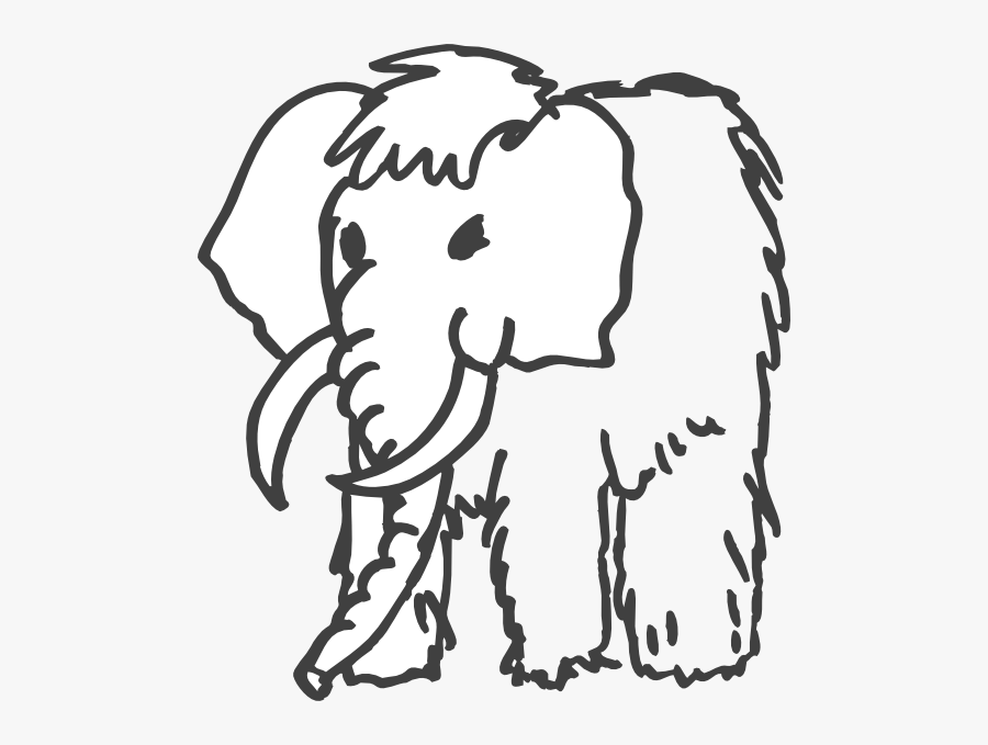 Mammoth Clipart, Transparent Clipart