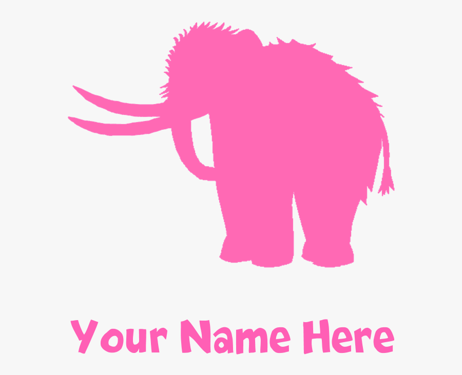 Woolly Mammoth Silhouette Body Suit Clipart , Png Download, Transparent Clipart