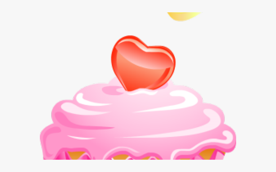 Transparent Cupcakes Clipart - Pink Cupcakes Clipart Png, Transparent Clipart
