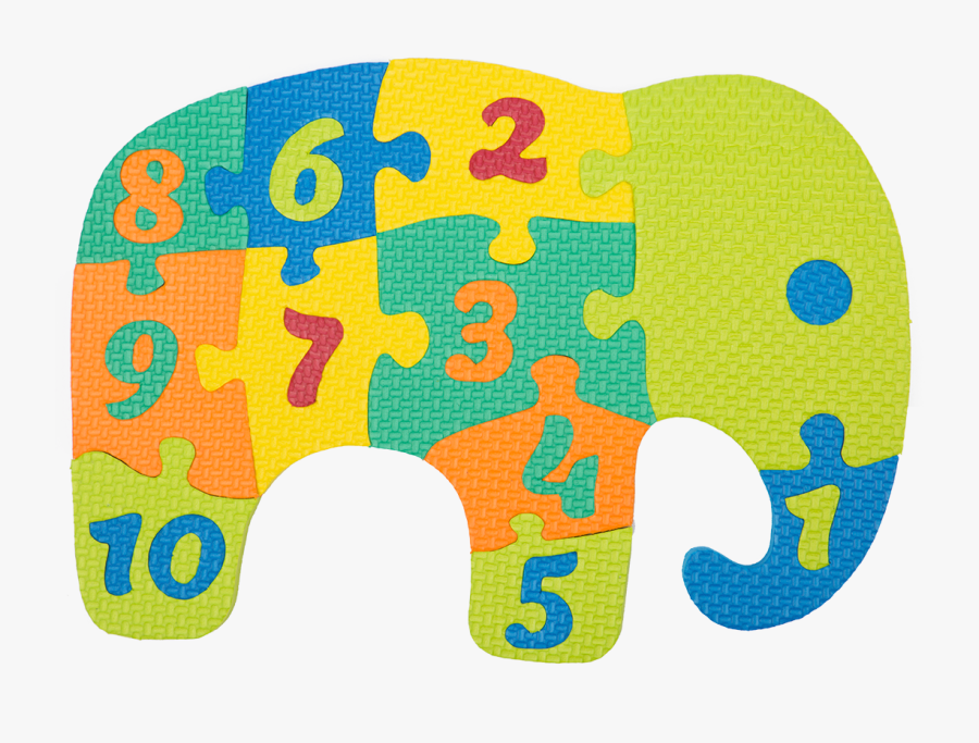 Clipart Elephant Puzzle - Elephant Puzzle Clipart, Transparent Clipart