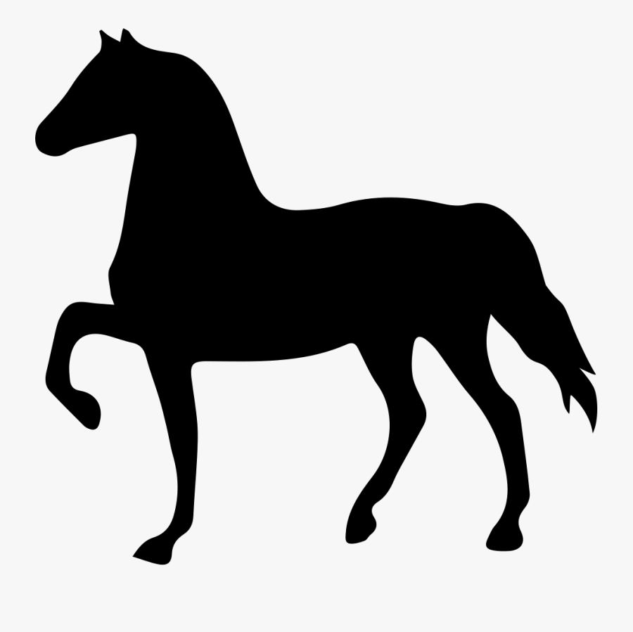 Friesian Horse Tennessee Walking Horse Black Horseshoe - Horse Shape, Transparent Clipart