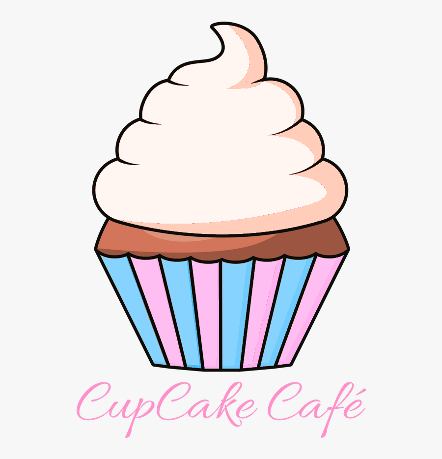 Caf The Best In - Cartoon Transparent Background Cartoon Cupcakes Clipart, Transparent Clipart