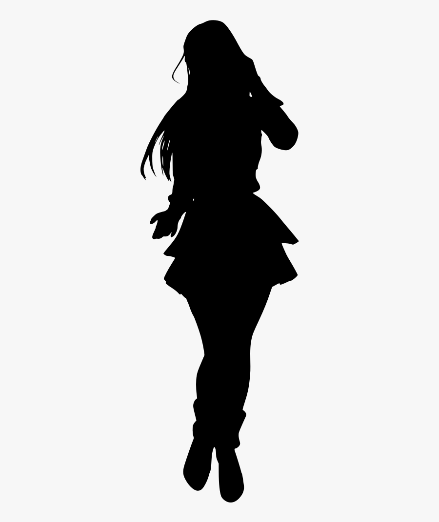 Woman Silhouette Cut Out Clipart , Png Download - Silhouette Cut Outs Human, Transparent Clipart