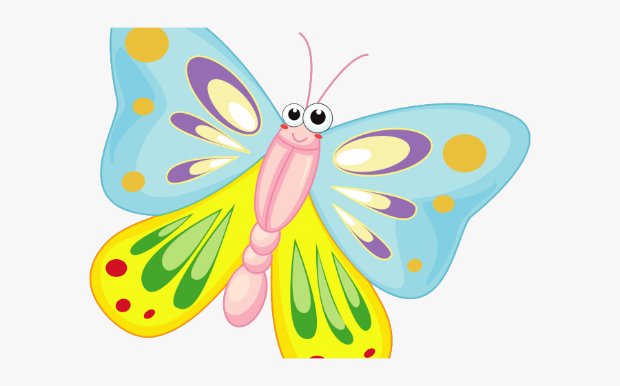 Clip Art Butterfly Cartoon, Transparent Clipart