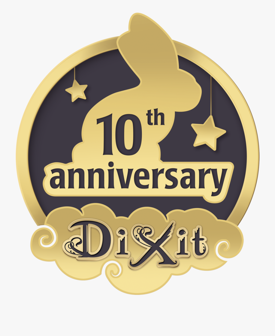 Clip Art Dixit Golden Rabbit Boardgamegeek - Dixit 10th Anniversary Png, Transparent Clipart