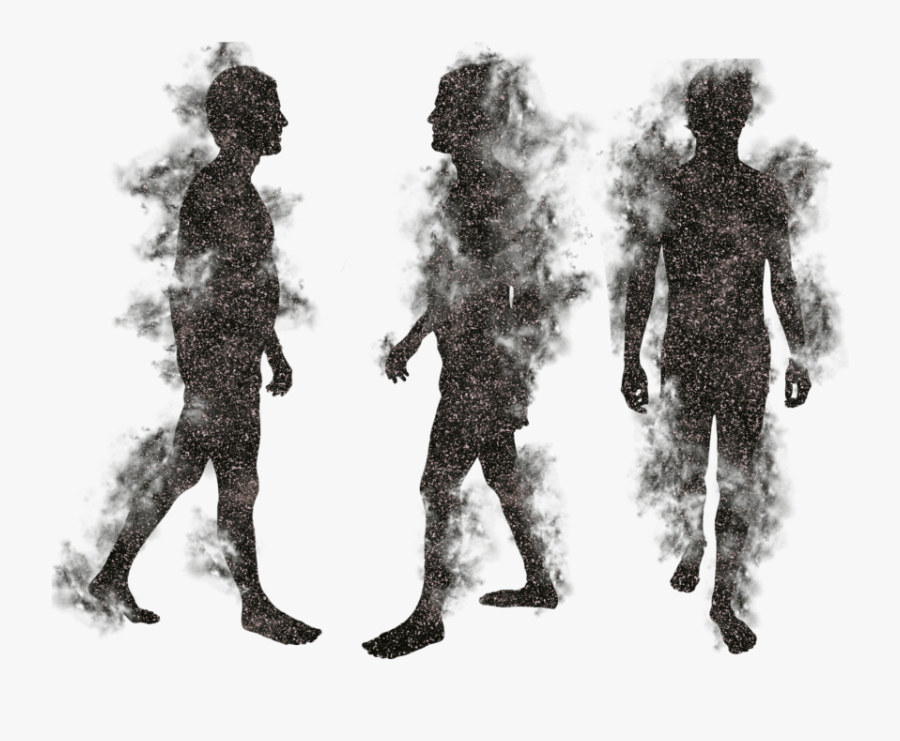 Transparent Walking Dead Clipart - Silhouette Walking People Png, Transparent Clipart