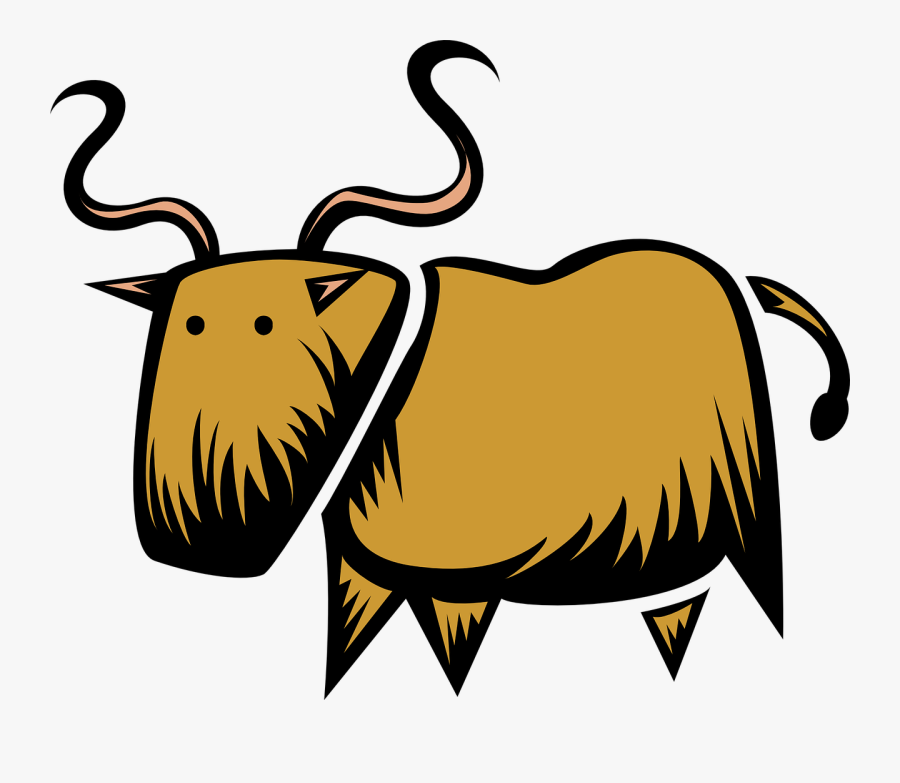 Brown Stylized Bull Free Picture - Toro Stilizzato, Transparent Clipart