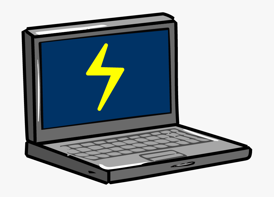 Computer Clipart Broken - Broken Computer Png Cartoon , Free ...