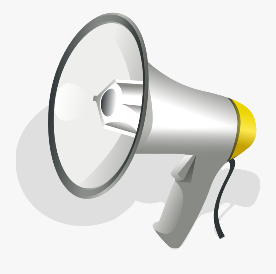 Transparent Cheerleader Megaphone Png - Bull Horn Clipart, Transparent Clipart