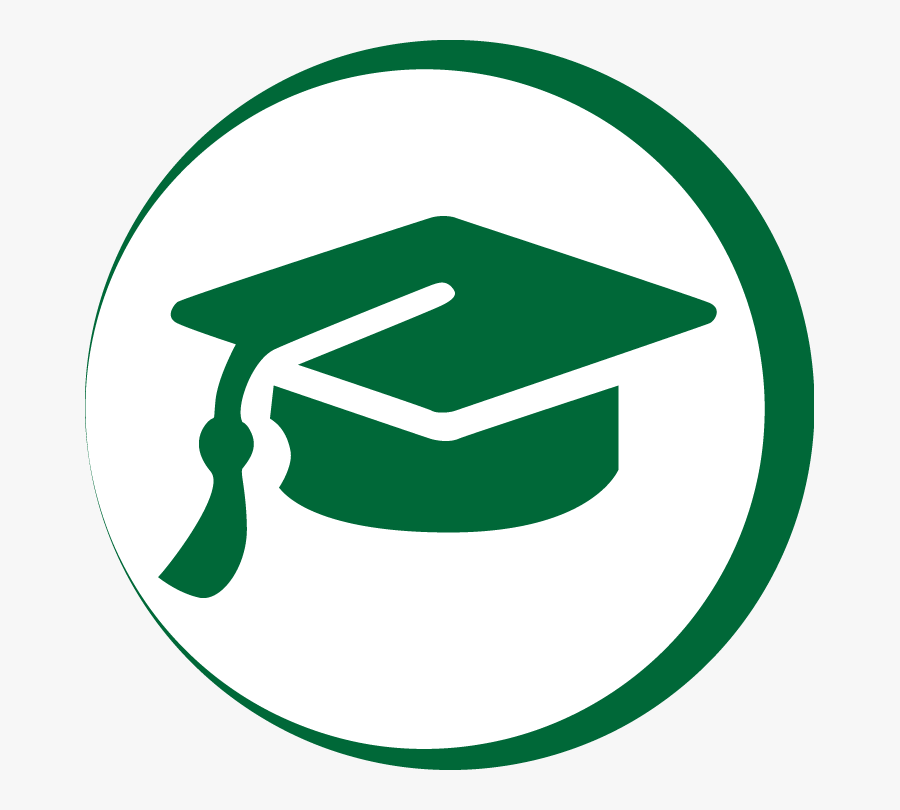 Educational Icon - Graduation Cap Icon Blue, Transparent Clipart
