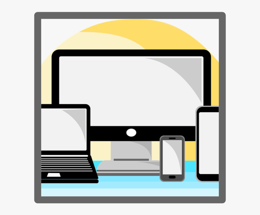 Desktop Mobile Tablet Png, Transparent Clipart
