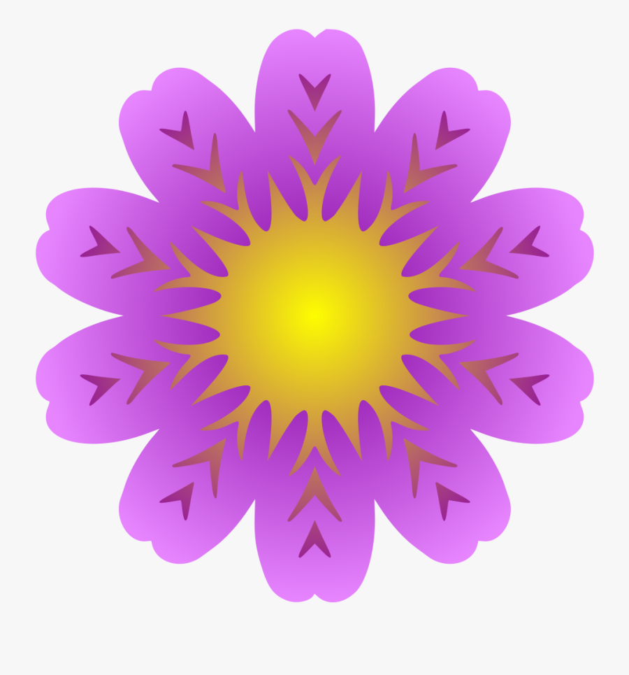 Plant,flower,symmetry - Mexican Flower Clip Art, Transparent Clipart