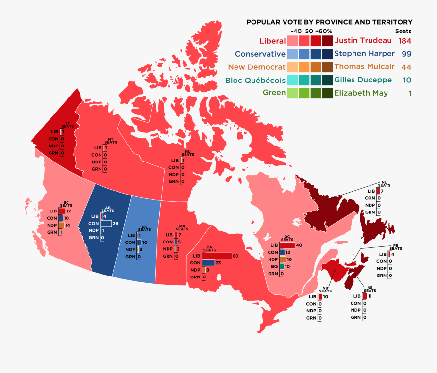 Map Of Canada 1998, Transparent Clipart