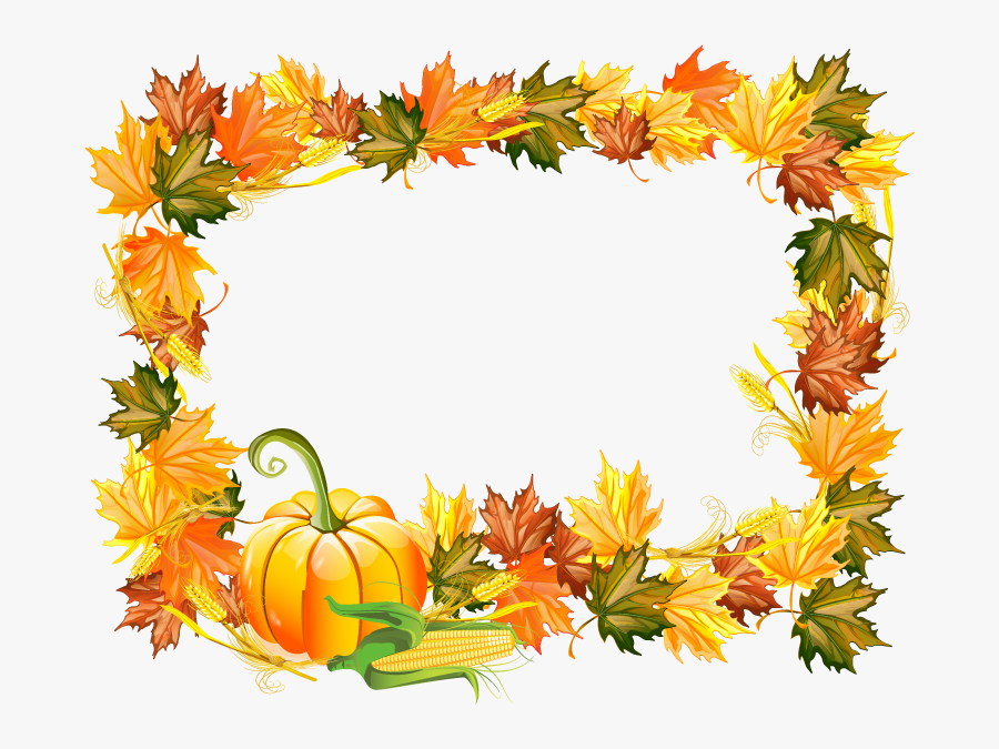 Transparent Png Pictures Free - Transparent Background Thanksgiving Border, Transparent Clipart