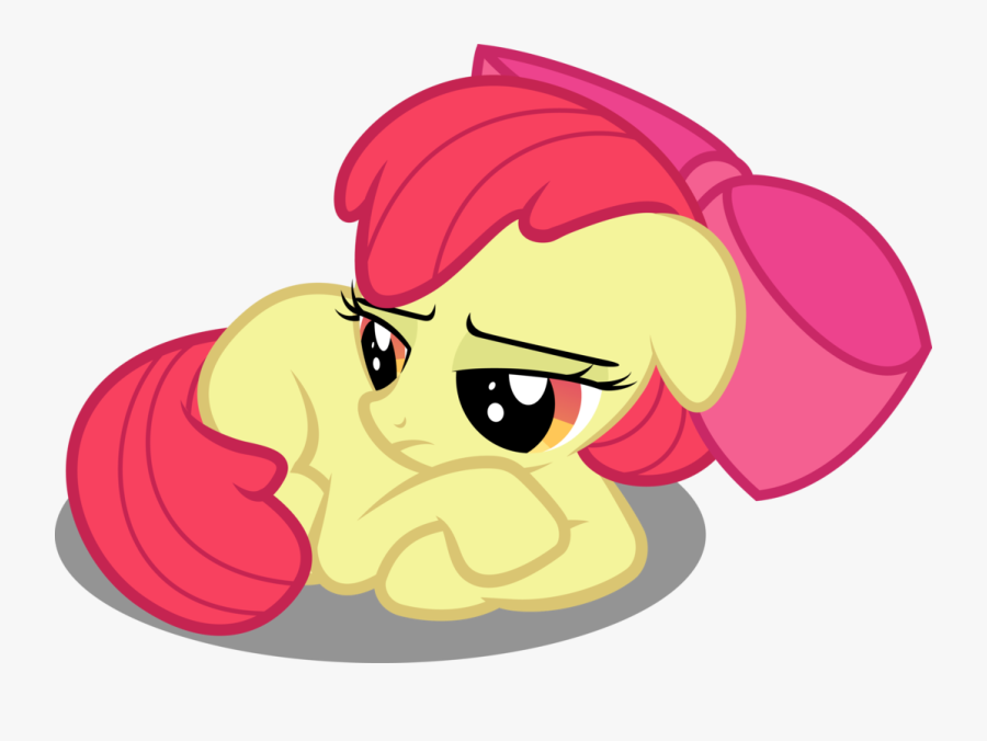 Sorry For Leaving And For Being A Ass - My Little Pony Apple Bloom Sad, Transparent Clipart