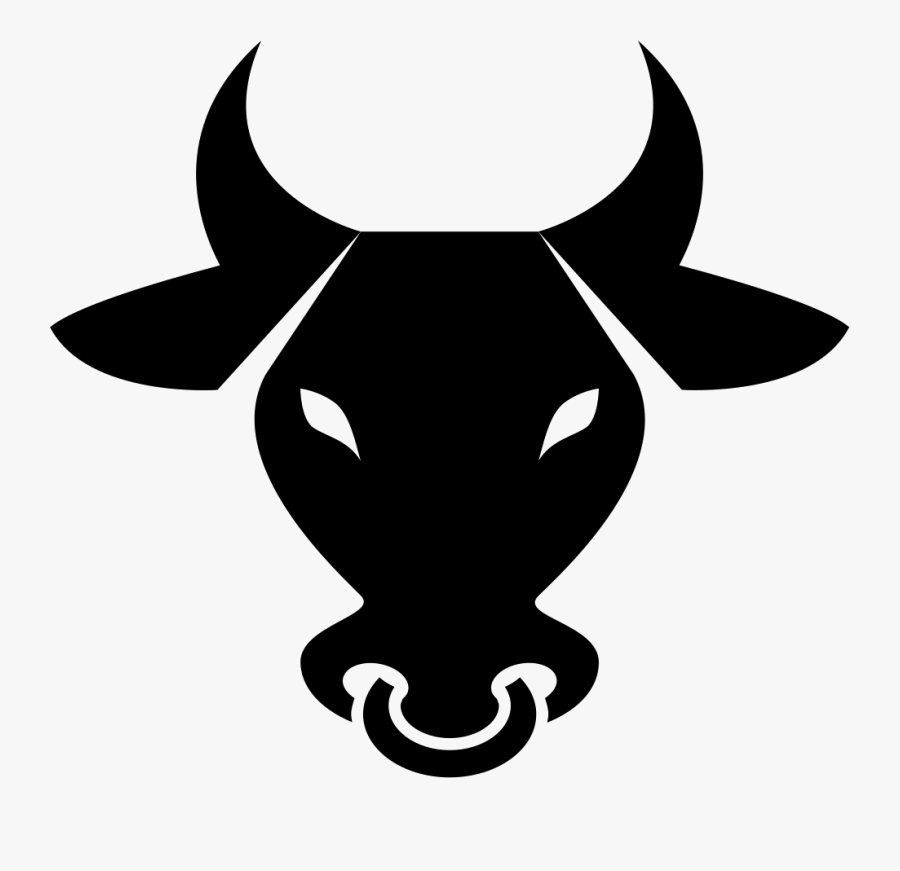 Bull Frontal Head Comments - Bull Head Silhouette Png, Transparent Clipart