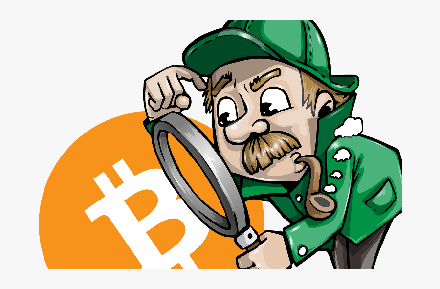 Microscope Clipart Detective - Detective Bitcoin, Transparent Clipart