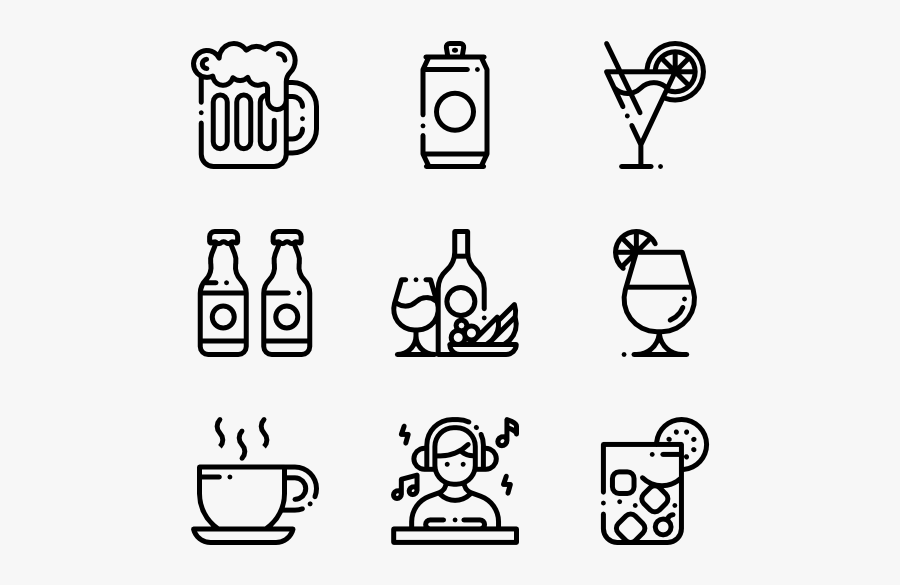 Bar - Wedding Icons Png, Transparent Clipart