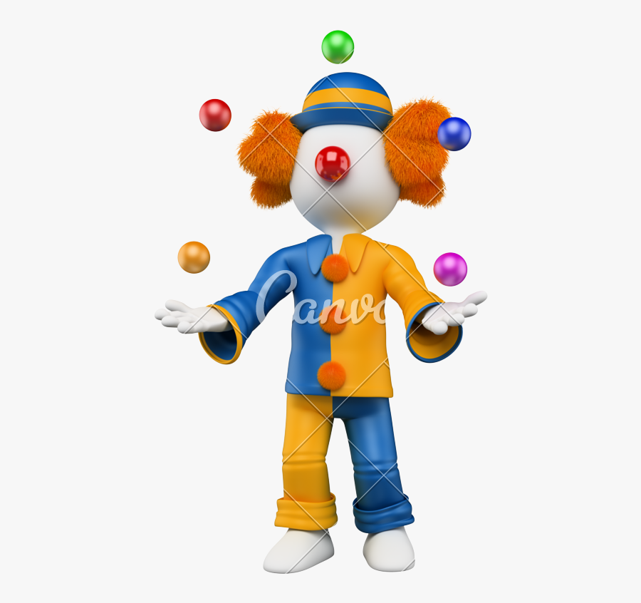 D Photos By - 3d Clown, Transparent Clipart