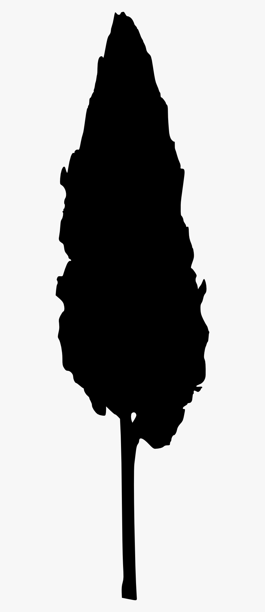 Tree Silhouette 2 - Clip Art, Transparent Clipart