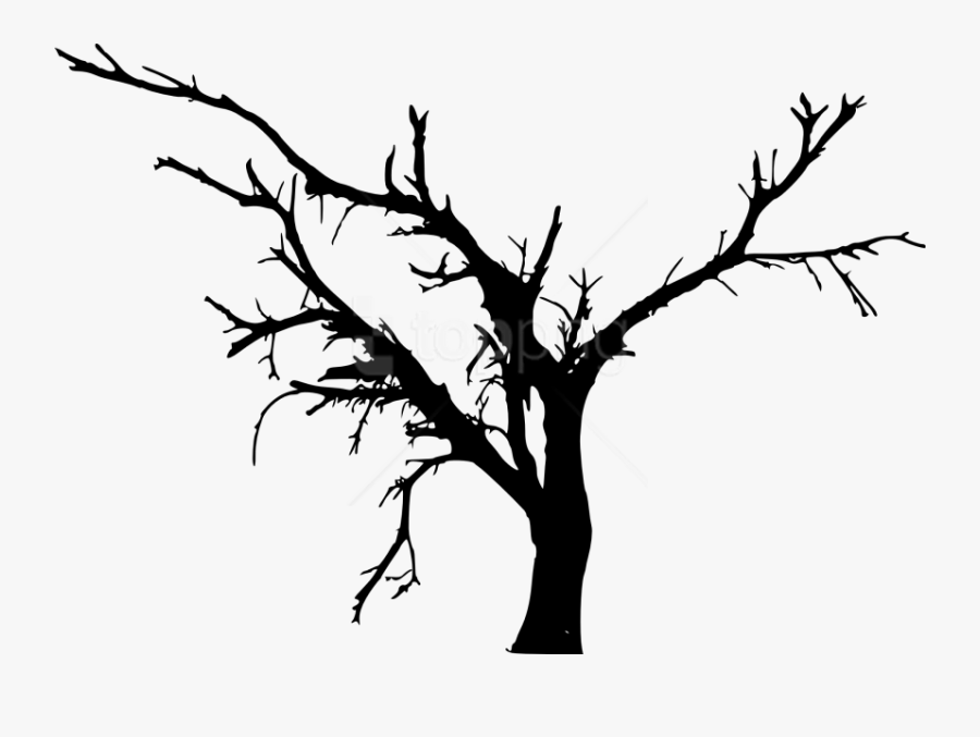Bare Tree Silhouette Png, Transparent Clipart