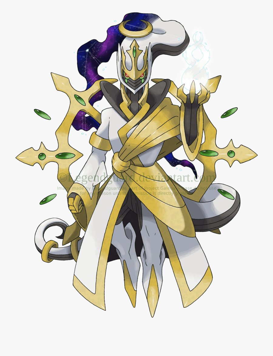 Shinnoh Legendary And Goddess - Arceus Pokemon, Transparent Clipart