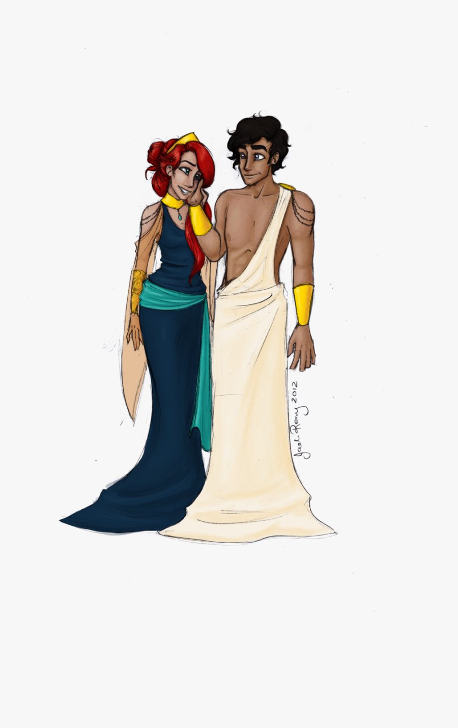 Mythical Clipart Hades - Hera And Zeus Clipart, Transparent Clipart