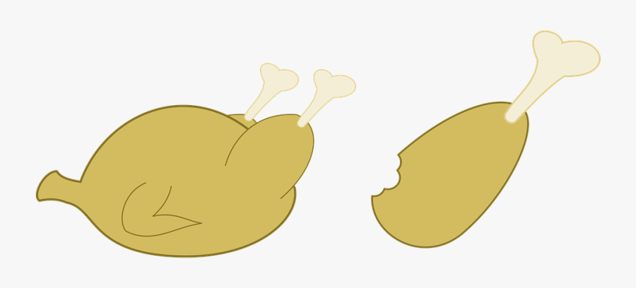 Chicken, Roast Chicken, Food, Meat, Ave, Dish, Icon - Illustration, Transparent Clipart