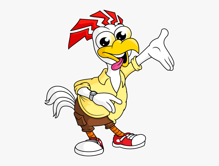 Chicken Mascot - Kfc Chicken Animated, Transparent Clipart
